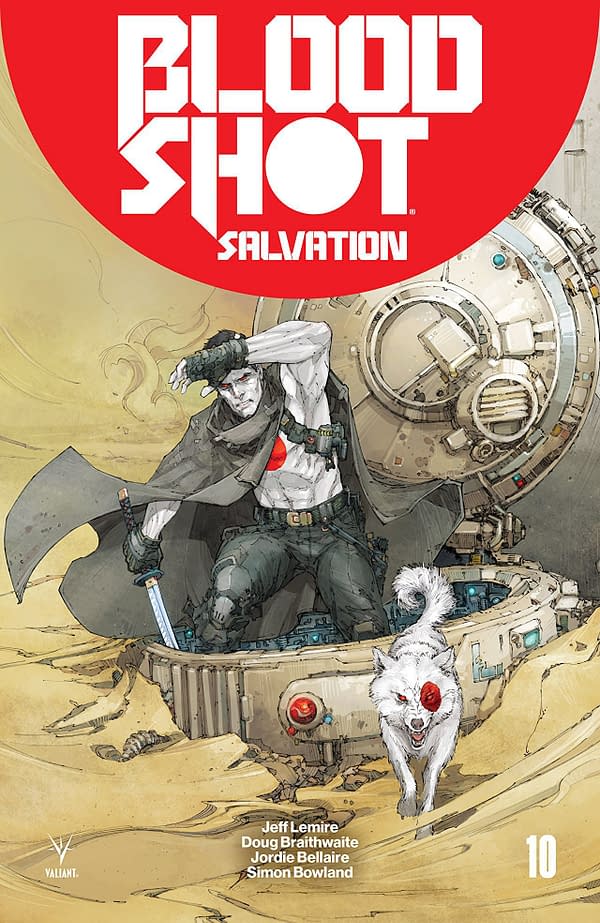 Bloodshot Salvation #10 cover by Kenneth Rocafort