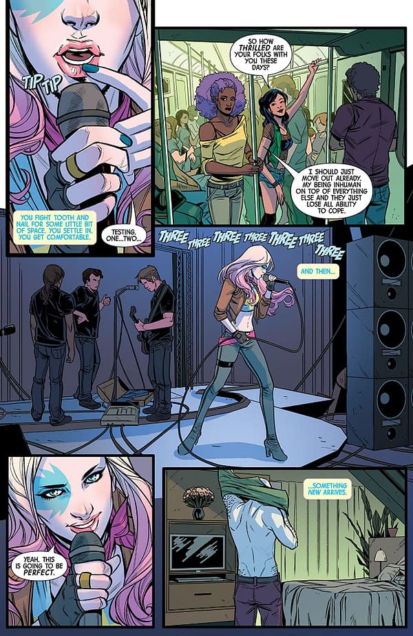 Dazzler X-Song #1 art by Laura Braga and Rachelle Rosenberg