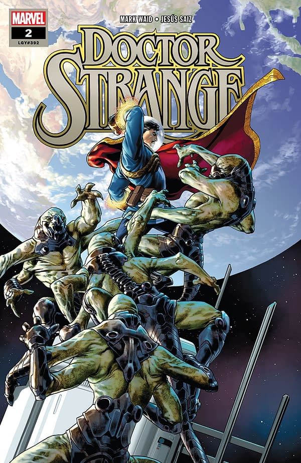 Doctor Strange #2 cover by Jesus Saiz