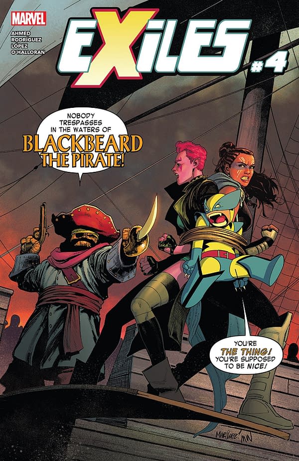 X-ual Healing: A Pirate's Life for the Exiles in Exiles #4