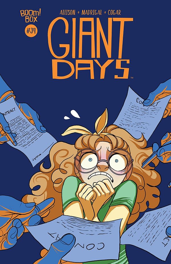 Giant Days #39 cover by Max Sarin