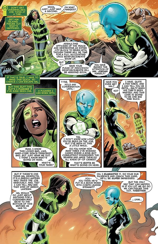 Green Lanterns #48 art by Ronan Cliquet and Hi-Fi