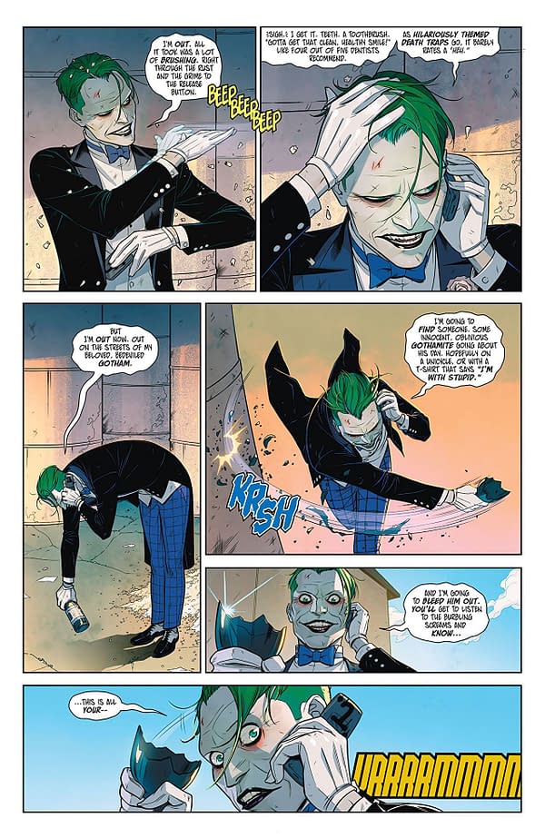Harley Quinn vs. the Joker #1 art by Sami Basri and Jessica Kholinne
