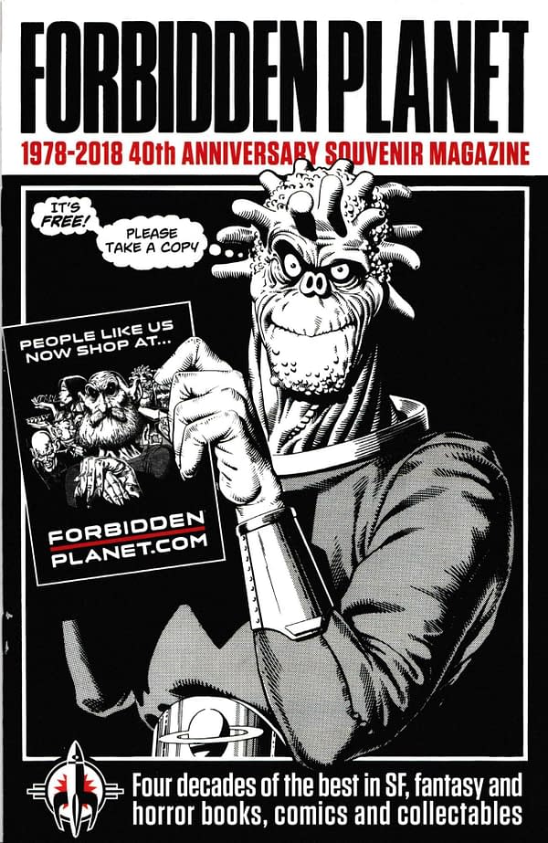 Forbidden Planet Celebrates Its 40th Anniversary in July 2018