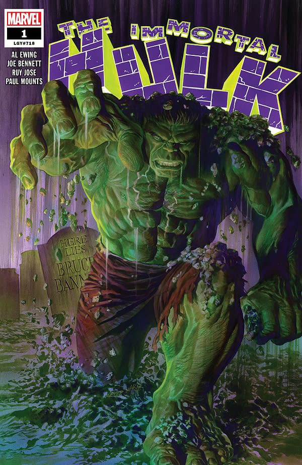 The Immortal Hulk #1 cover by Alex Ross