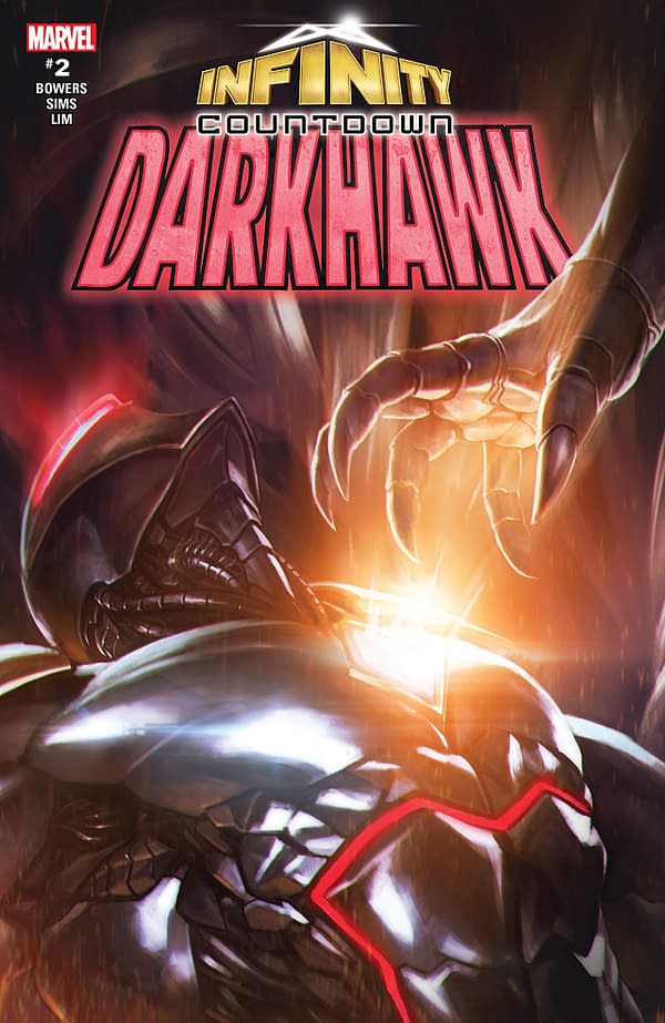 Infinity Countdown: Darkhawk #2 cover by Skan