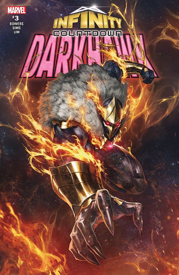 Infinity Countdown: Darkhawk #3 cover by Skan