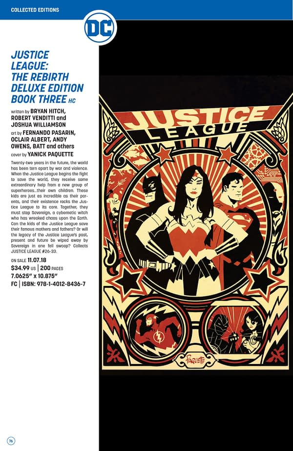 Full DC Comics Catalog for September 2018 + Solicitations