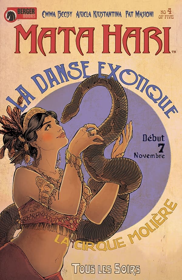 Mata Hari #4 cover by Ariela Kristantina and Pat Masioni