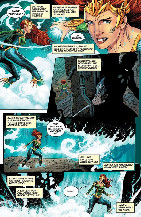 Mera: Queen of Atlantis #5 art by Lan Medina, Norm Rapmund, and Veronica Gandini