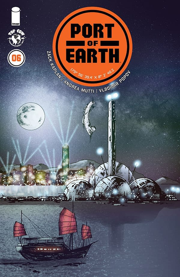 Port of Earth #6 cover by Andrea Mutti