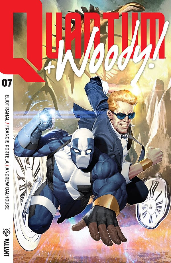 Quantum and Woody #7 cover by Ariel Olivetti