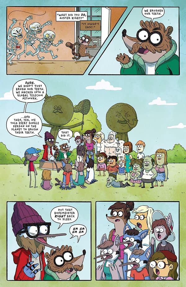 Regular Show: 25 Years Later #1 art by Anna Johnstone and Joana Lafuente