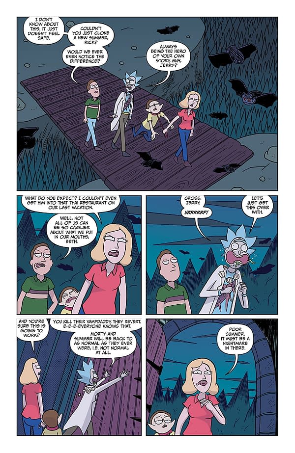 Rick and Morty #38 art by Marc Ellerby and Sarah Stern