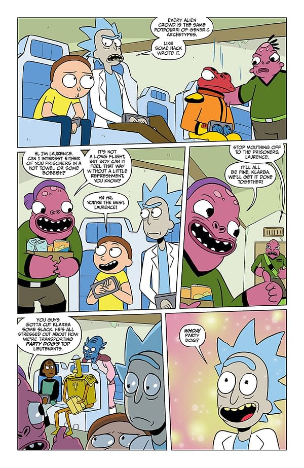 Rick and Morty #39 art by Katy Farina and Rian Sygh