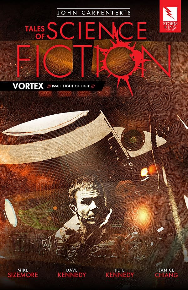 John Carpenter's Tales of Science Fiction: Vortex #8 cover by Tim Bradstreet