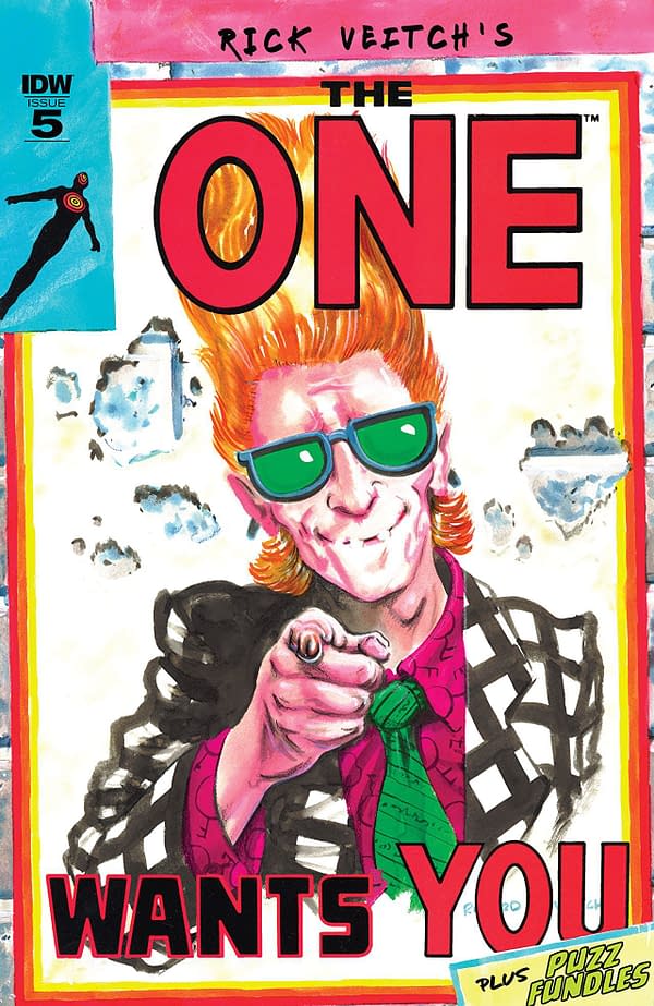 Rick Veitch's the One #5 cover by Rick Veitch