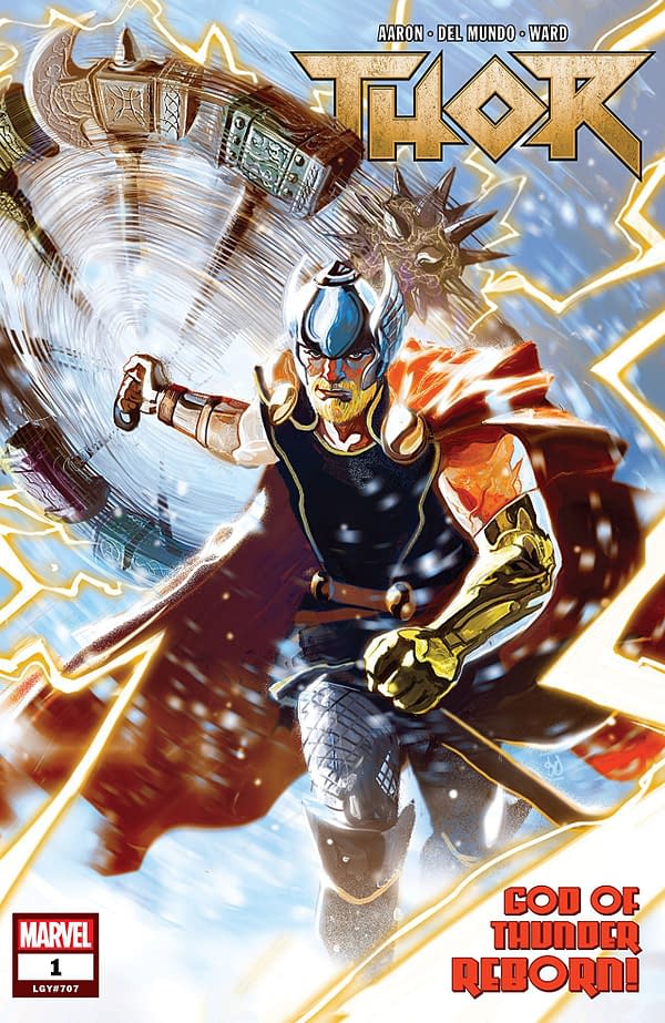 Thor #1 cover by Mike del Mundo