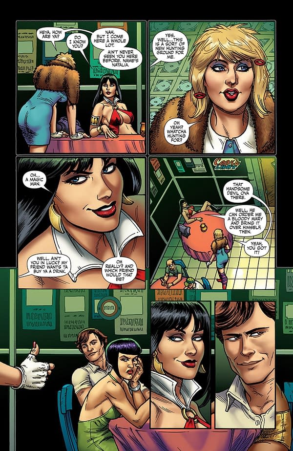 Vampirella: Roses for the Dead #1 art by Joseph Michael Linsner and Ceci de la Cruz