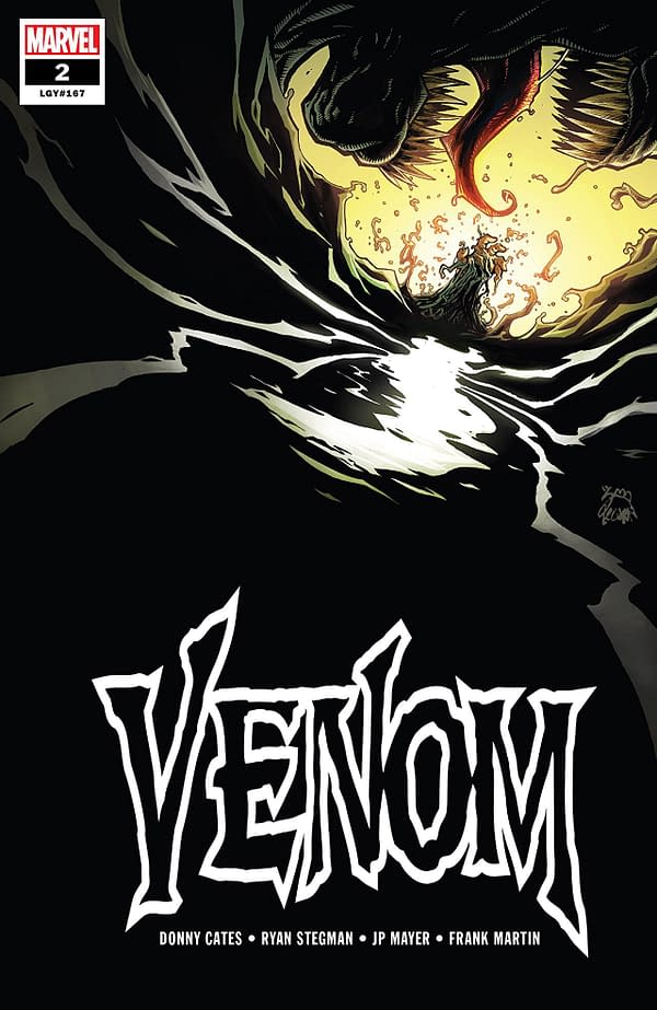 Venom #2 cover by Ryan Stegman and Frank Martin