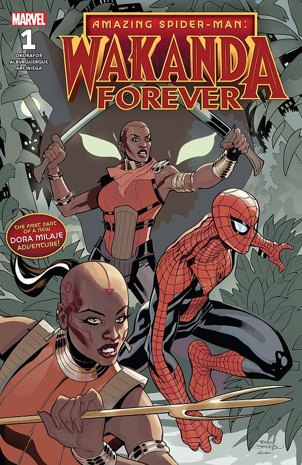 Wakanda Forever: Amazing Spider-Man #1 cover by Terry Dodson