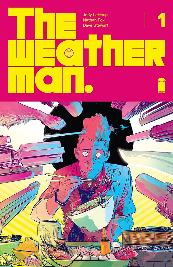 Weatherman #1 cover by Nathan Fox and Marcos Martin