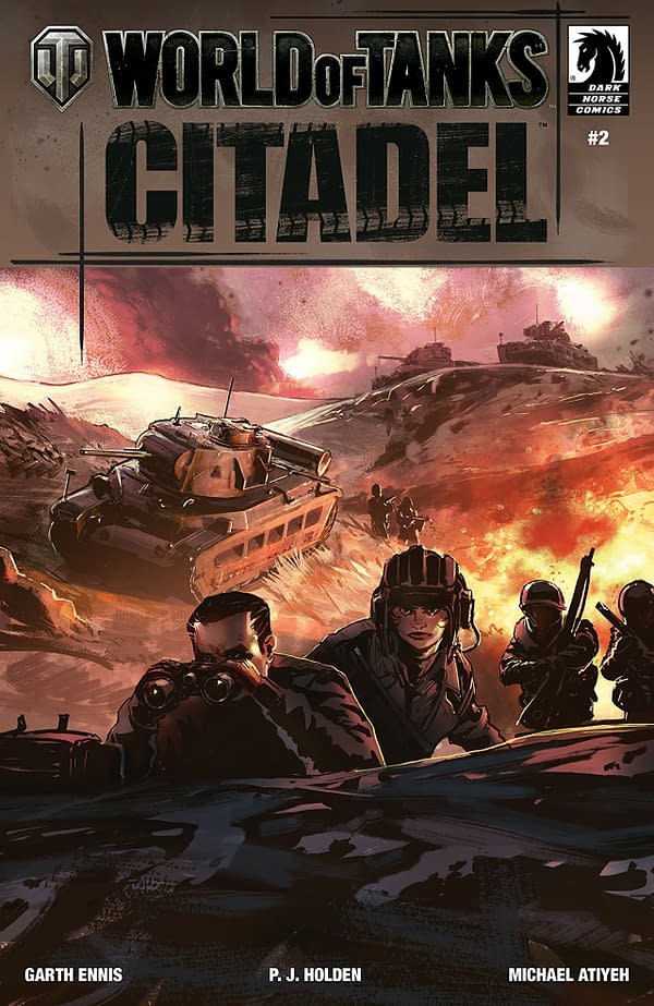 World of Tanks: Citadel #2 cover by Isaac Hannaford