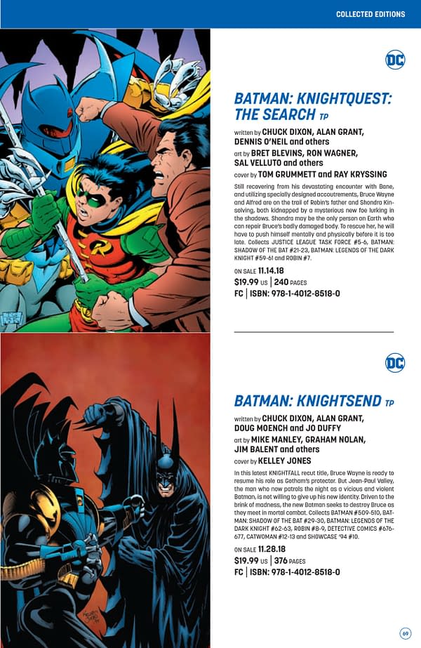 The Full DC Comics Catalogue for October 2018