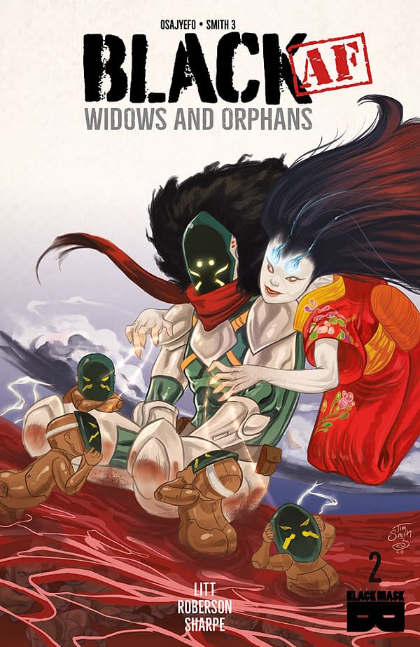 Black AF: Widows and Orphans #2 cover by Tim Smith 3 and Derwin Roberson