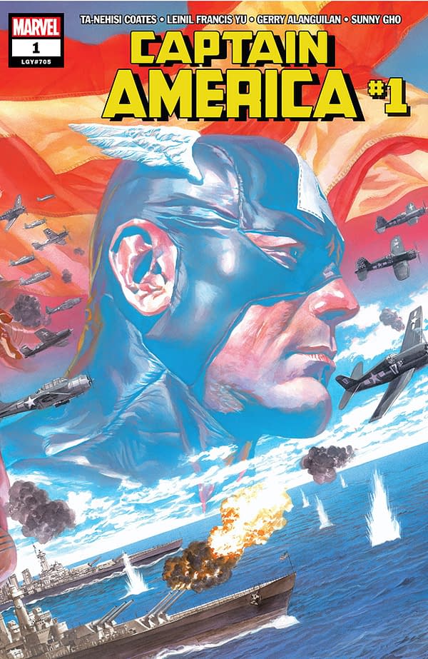 Captain America #1 cover by Alex Ross