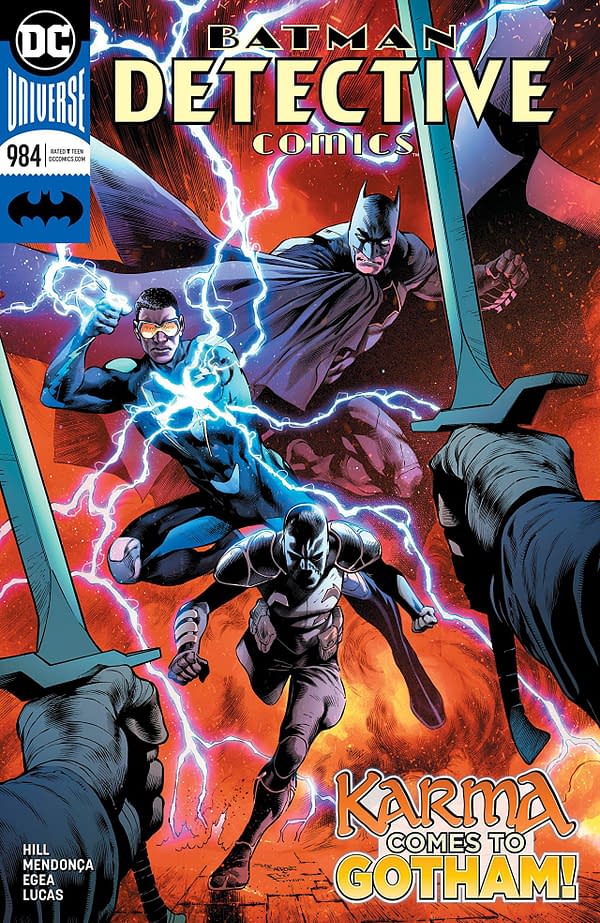 Batman: Detective Comics #984 cover by Eddy Barrows, Eber Ferrieira, and Adriano Lucas