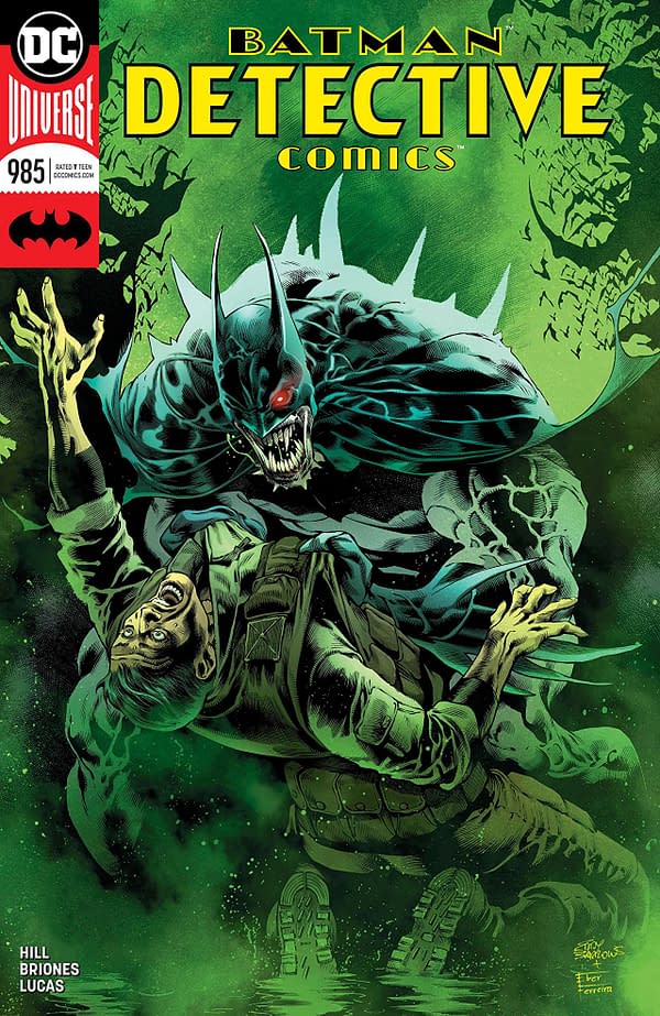 Batman: Detective Comics #985 cover by Eddy Barrows, Eber Ferrieria, and Adriano Lucas