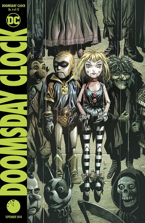 Doomsday Clock #6 cover by Gary Frank and Brad Anderson