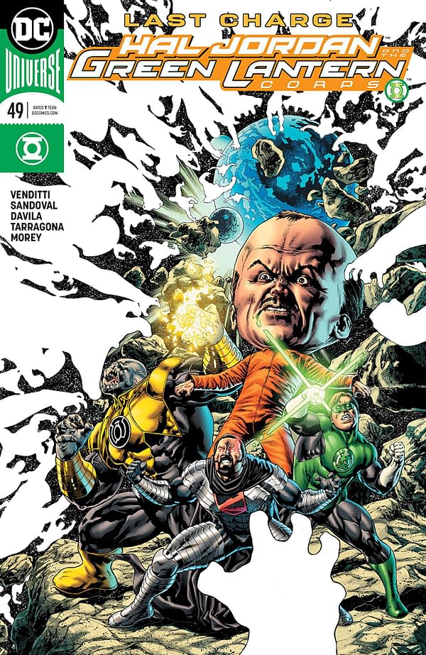 Hal Jordan and the Green Lantern Corps #49 cover by Fernando Pasarin, Eber Ferreira, and Jason Wright
