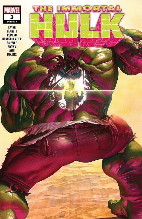 The Immortal Hulk #3 cover by Alex Ross