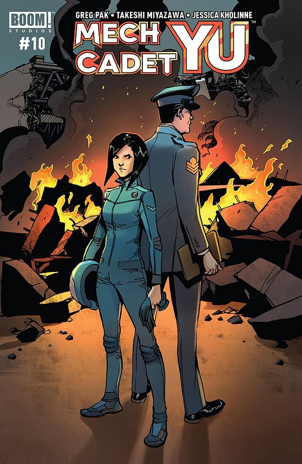 Mech Cadet Yu #10 cover by Takeshi Miyazawa