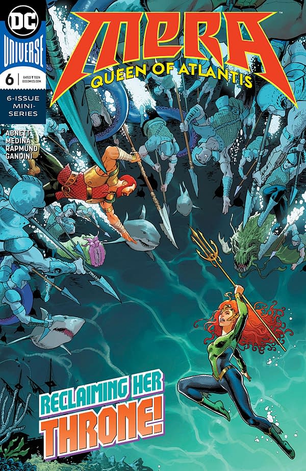 Mera: Queen of Atlantis #6 cover by Nicola Scott and Romulo Fajardo Jr.