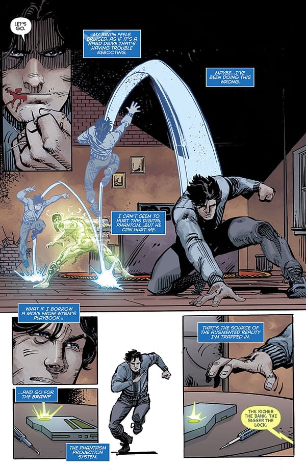 Nightwing #46 art by Chris Mooneyham, Klaus Janson, Scott Hanna, and Nick Filardi