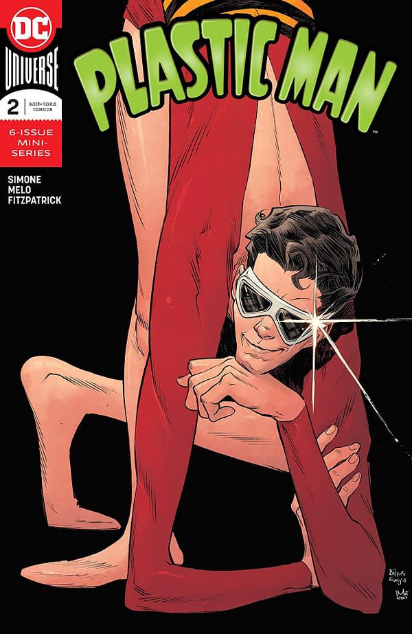 Plastic Man #2 cover by Bilquis Evely and Mat Lopes