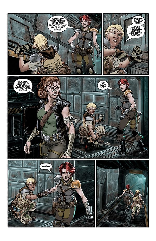 Starcraft: Scavengers #1 art by Gabriel Guzman and Michael Atiyeh