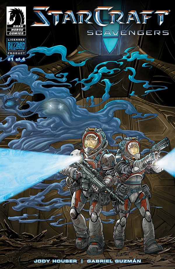 Starcraft: Scavengers #1 cover by Gabriel Guzman and Michael Atiyeh