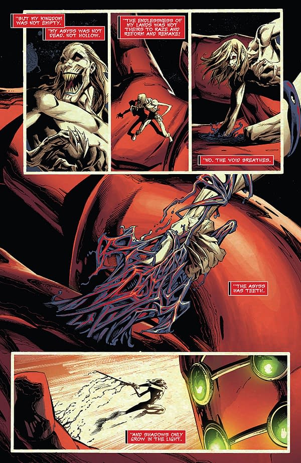 Venom #4 art by Ryan Stegman, JP Mayer, and Frank Martin