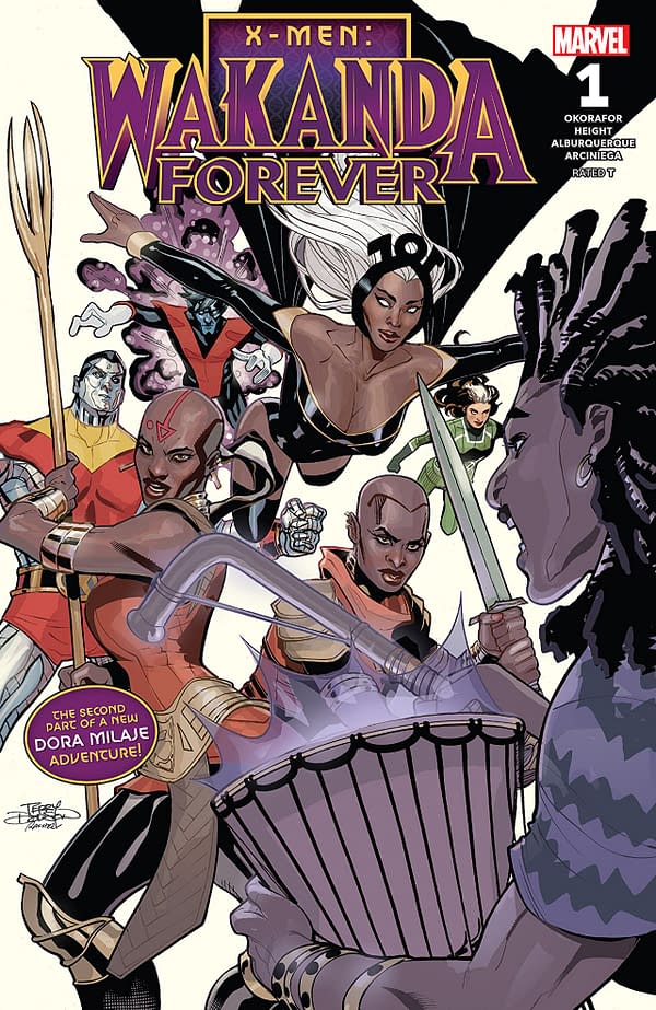 X-Men: Wakanda Forever #1 cover by Terry and Rachel Dodson