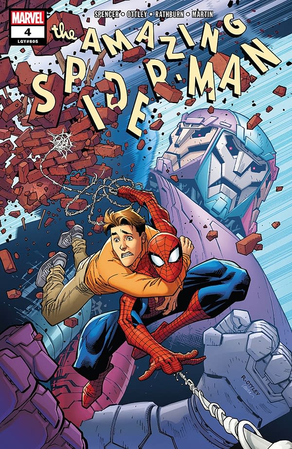 Amazing Spider-Man #4 cover by Ryan Ottley and Laura Martin