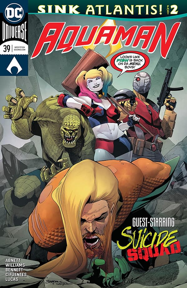 Aquaman #39 cover by Rafa Sandoval