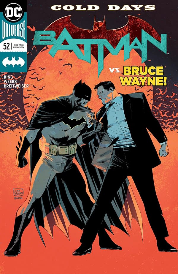 Batman #52 cover by Lee Weeks and Elizabeth Breitweiser