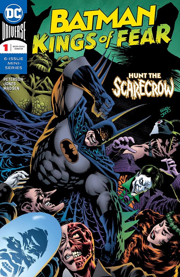 Batman: Kings of Fear #1 cover by Kelley Jones and Michelle Madsen