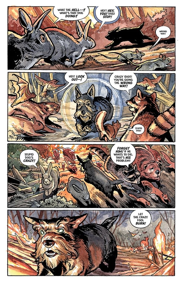 Beasts of Burden: Wise Dogs and Eldritch Men #1 art by Benjamin Dewey