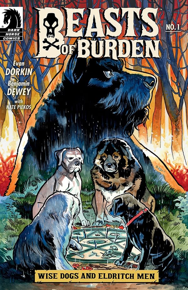 Beasts of Burden: Wise Dogs and Eldritch Men #1 cover by Benjamin Dewey