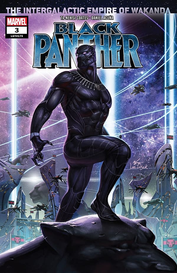 Black Panther #3 cover by Daniel Acuna